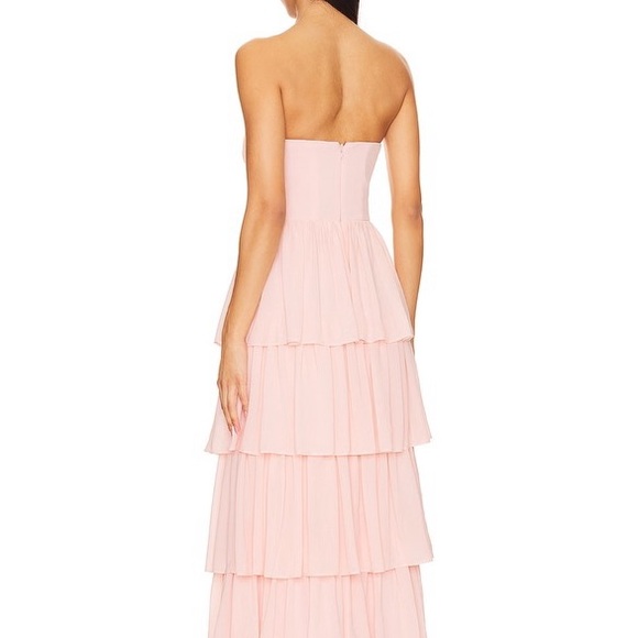Hattie Gown in Baby Pink bought from Revolve Size M WORN ONCE - Picture 2 of 6